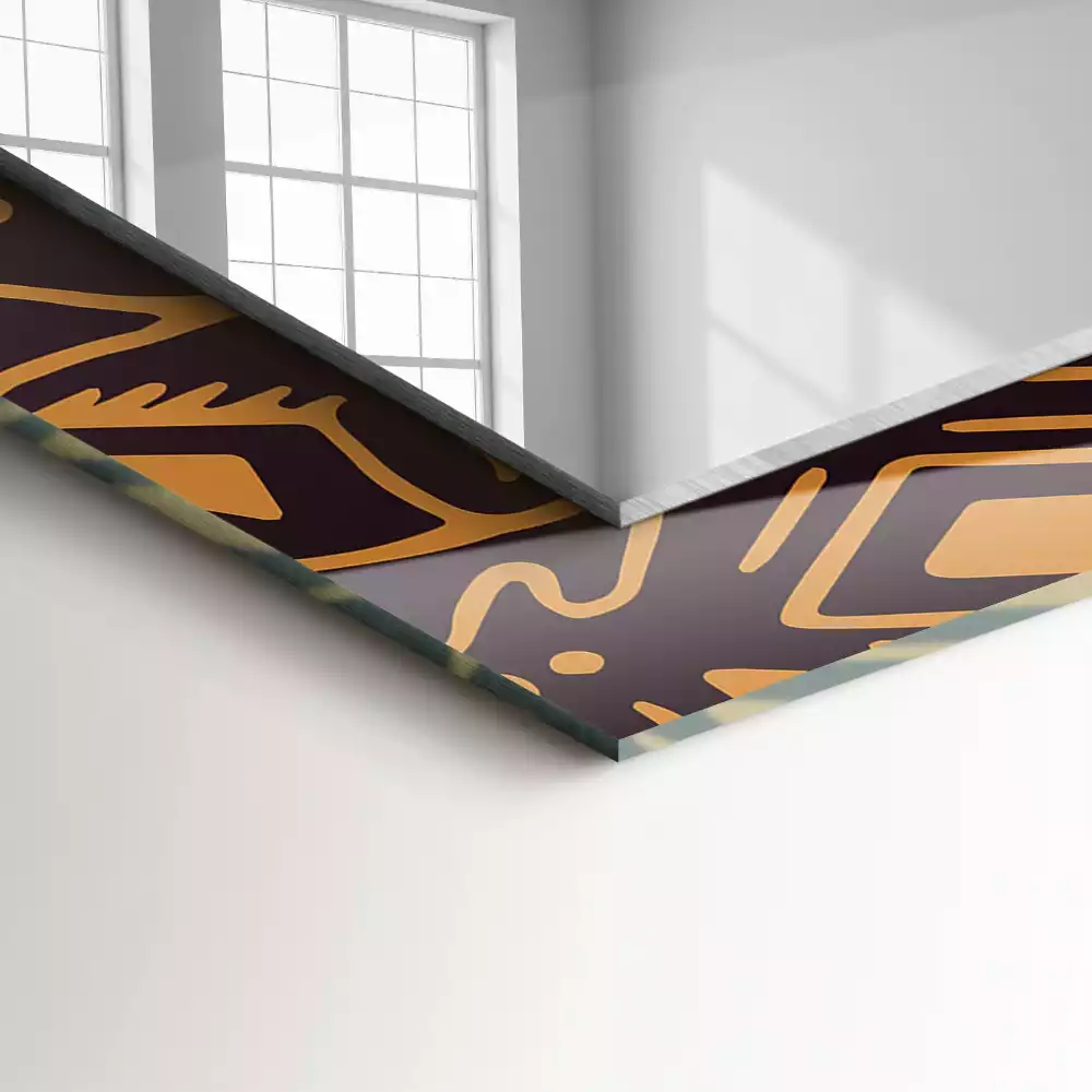 Decorațiuni perete cu oglindă Model etnic