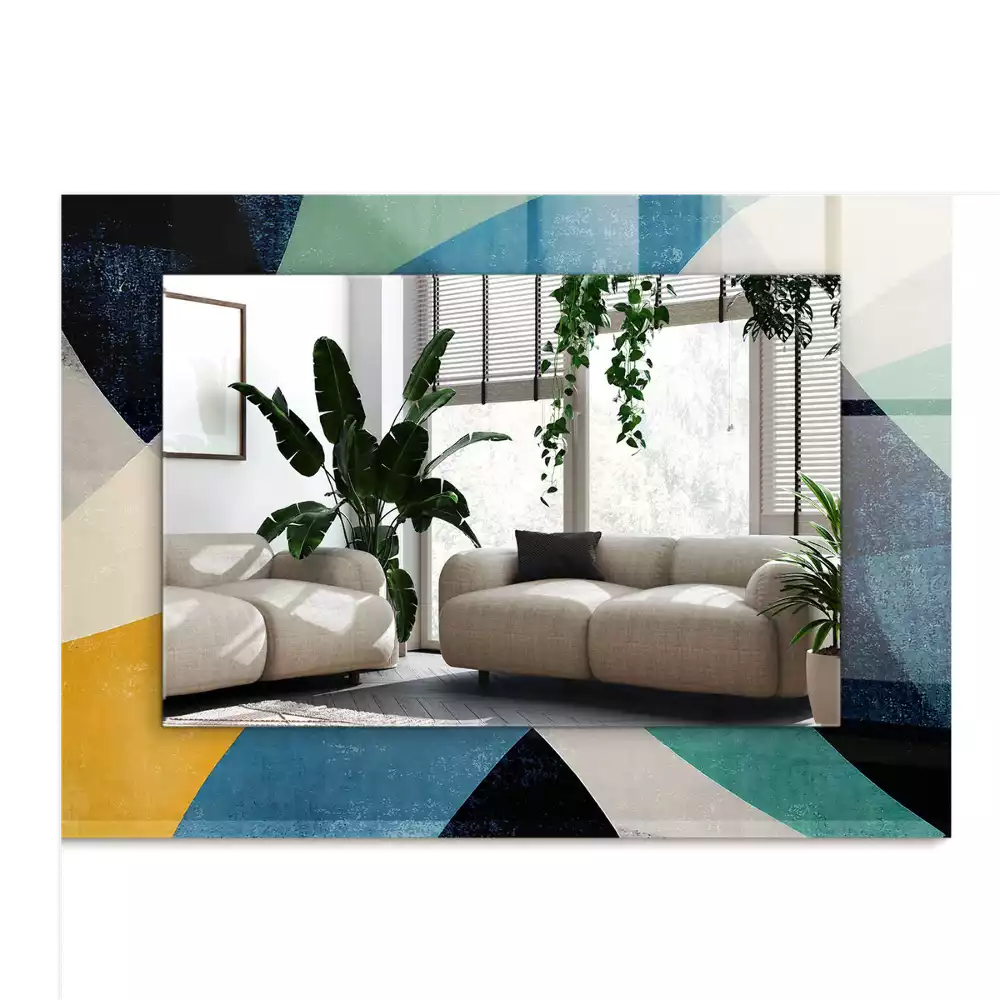 Oglindă imprimată Modele colorate abstracte