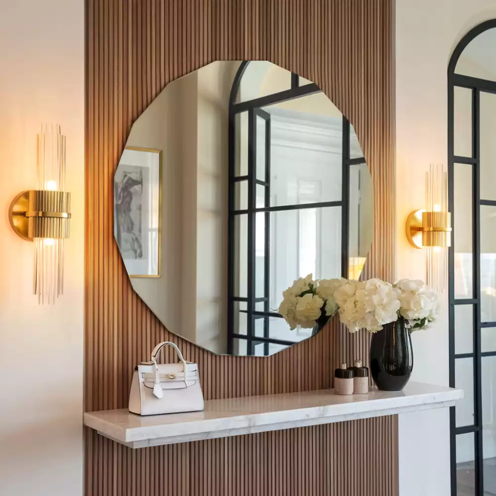 Oglindă poligonală design original