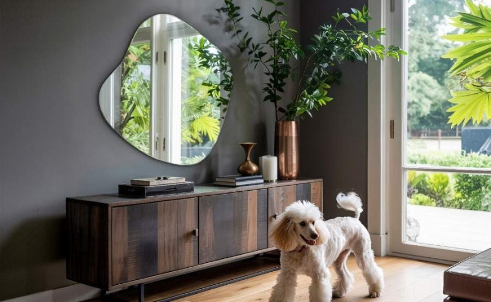 Oglindă deasupra comodei din hol - cum să o alegi?
